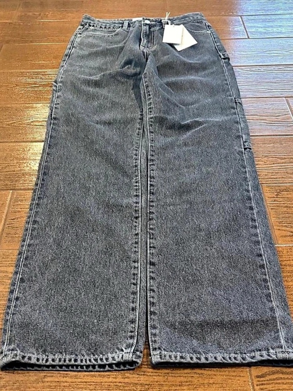 Brand New We Are One LAB101 Baggy Jeans in Gray Waist 28 NWT